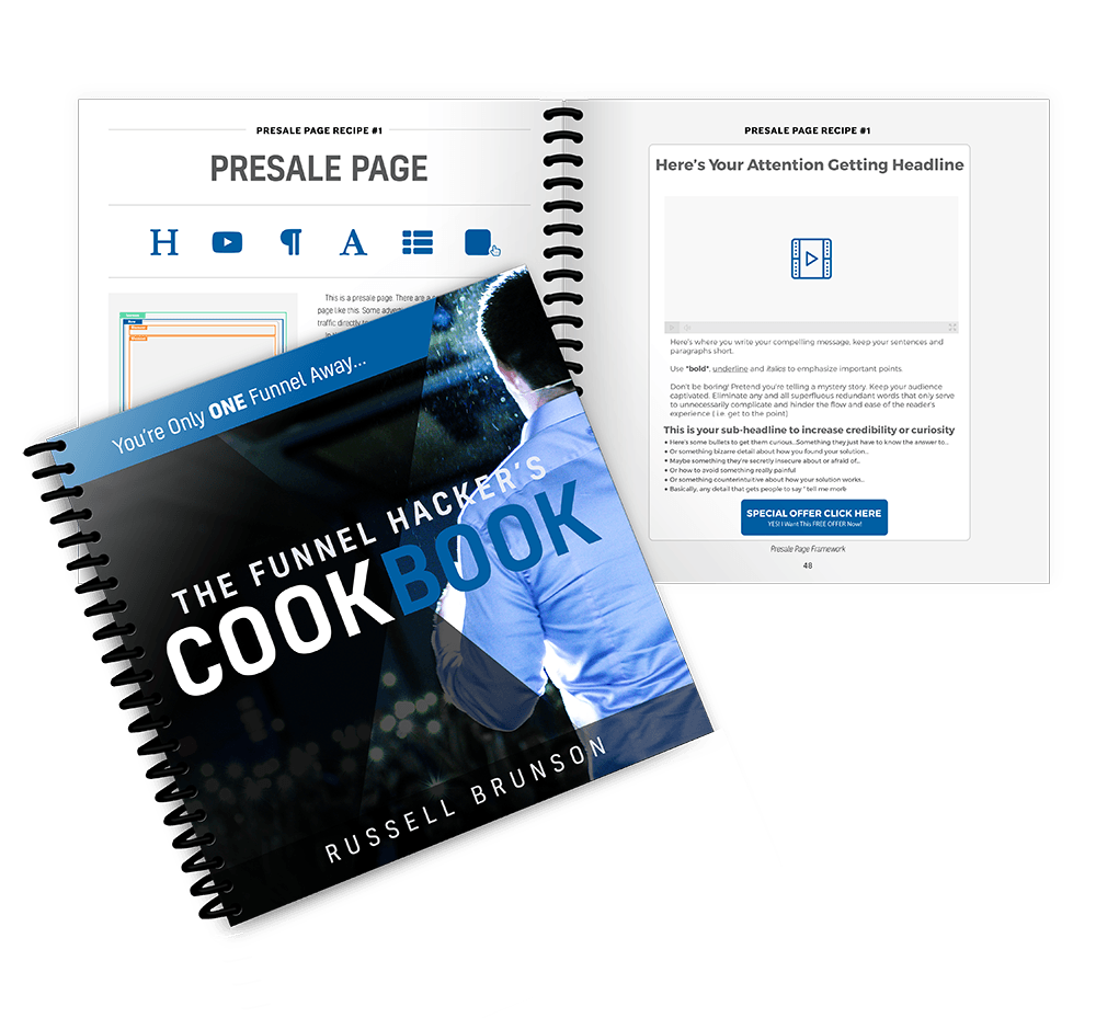 Free Cookbook by Clickfunnels