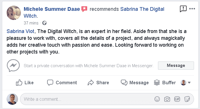 Michele's testimony