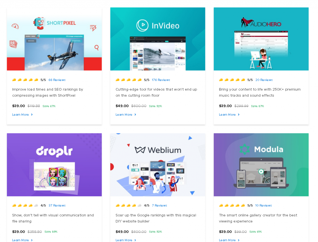 App Sumo Marketplace for lifetime deals