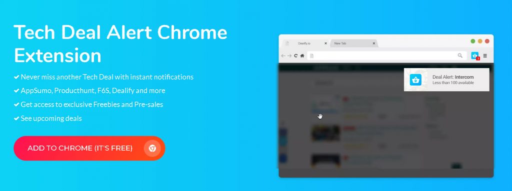 Never miss a deal with Tech Deal Alert Chrome Extension