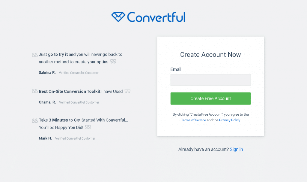 Enter email address to sign in