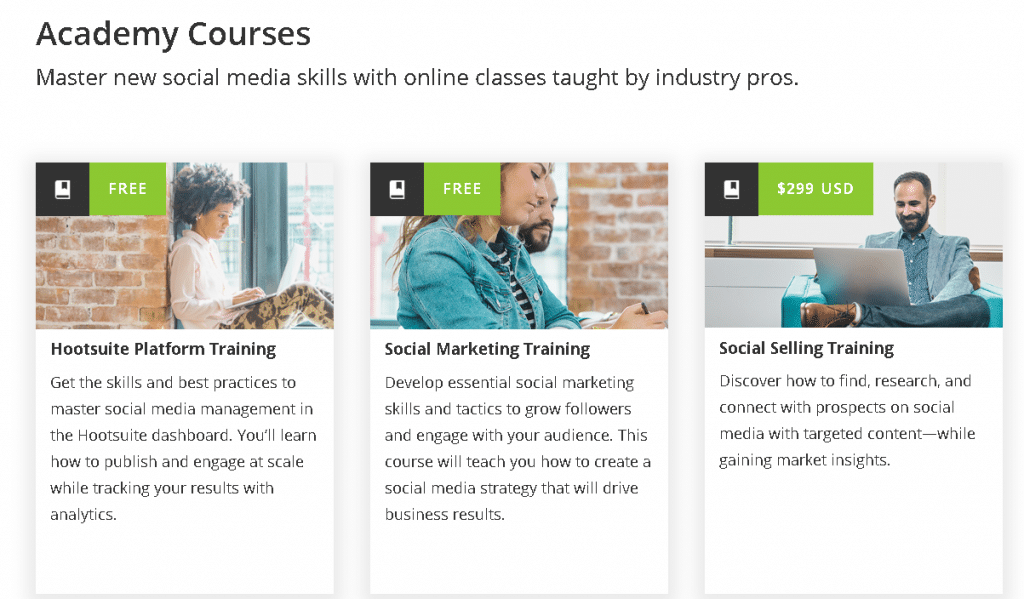 Hootsuite Academy - Free online courses