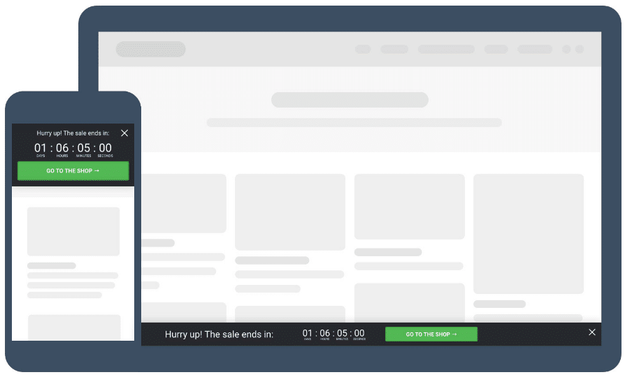 Deadline footer Widget