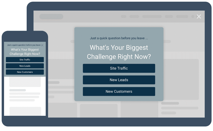 segmentation pop-up ECom