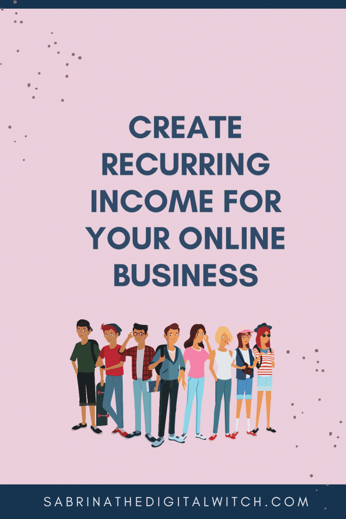 How ot create a membership for recurring income