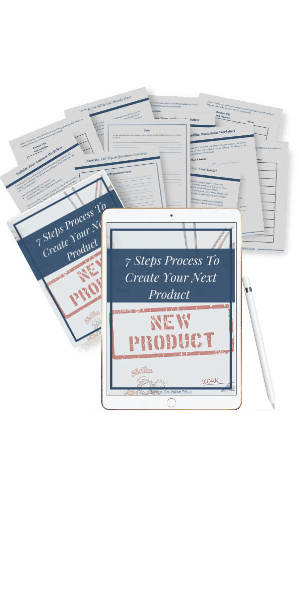 7-step product planner mockup