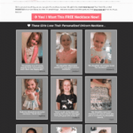 Sales page Jewellery funnel page One