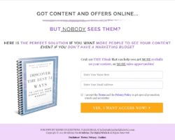 Opt-in page Opt-in page