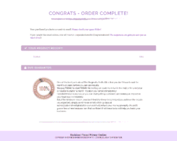 Order confirmation page Lead gen funnel page 4